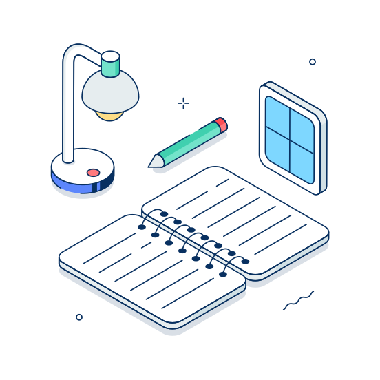 Homework, School, Education, Learning, Academic illustration