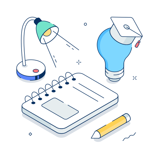 Innovative, Learning, Education, Creative, Smart illustration