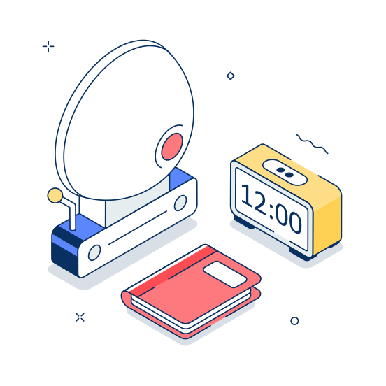 School, Timeout, Break, Study, Rest illustration