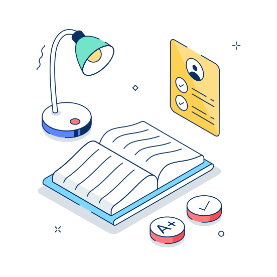 Study, Supplies, Tool, Book, Notebook illustration