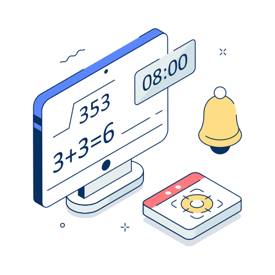 Study, Target, Learning, Goal, Academic illustration