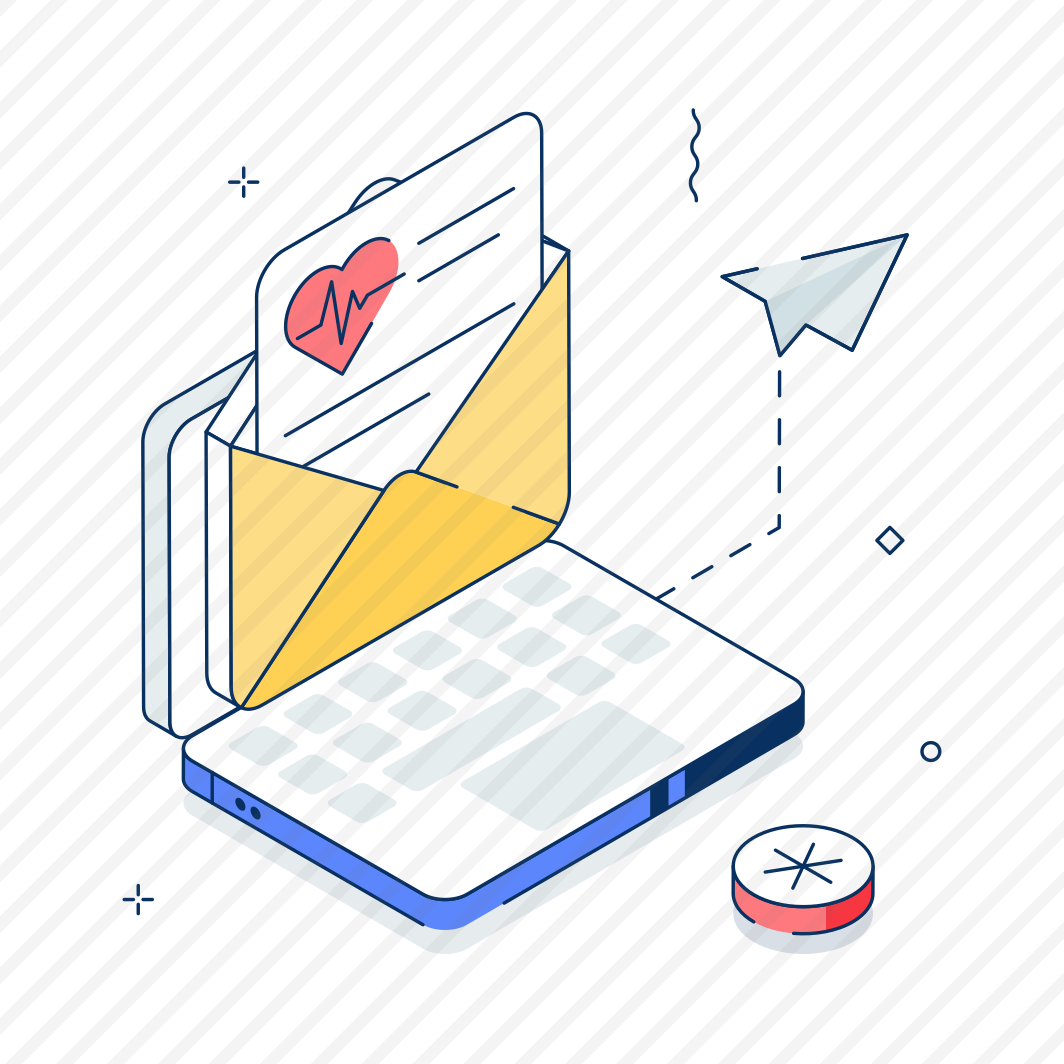 Email, Notification, Communication, Health, Mail preview