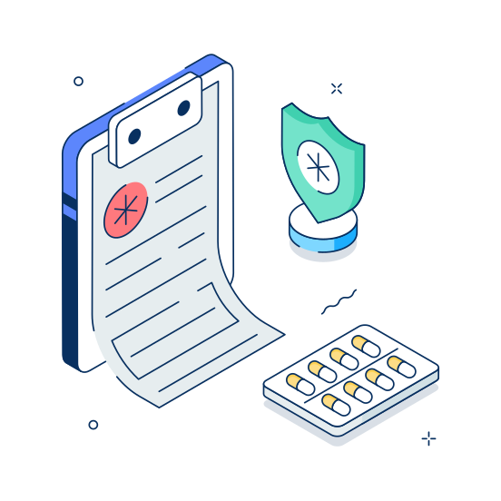 Medical, Report, Digital, Record, Health illustration