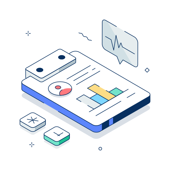 Medical, Report, Health, Analytics, Patient illustration