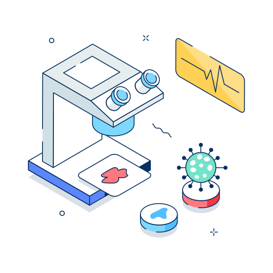 Medical, Research, Laboratory, Science, Technology illustration