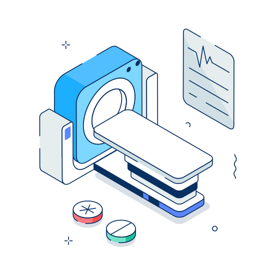 Mri, Scanner, Radiology, Medical, Imaging illustration