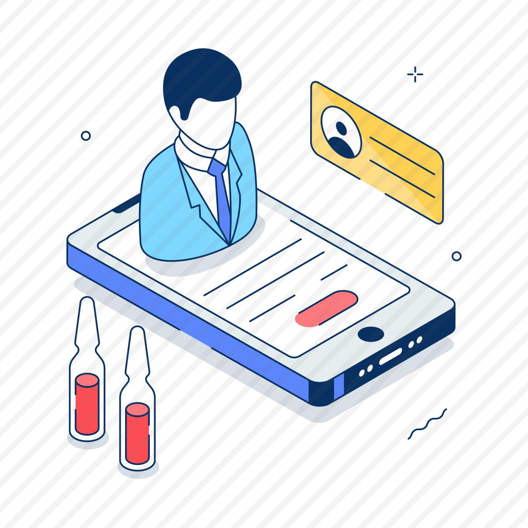 Online, Consultation, Telemedicine, Doctor, Mobile preview