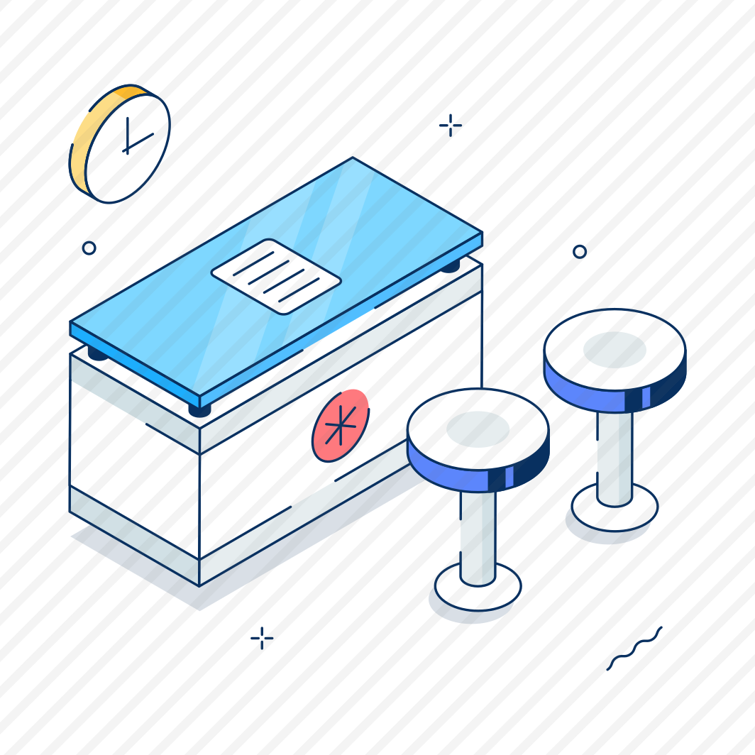 Reception, Desk, Counter, Information, Laboratory preview