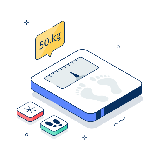 Weight, Scale, Bmi, Healthcare, Fitness illustration