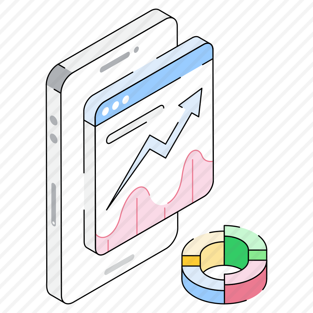 App, Online, Growth, Profit, Pie preview