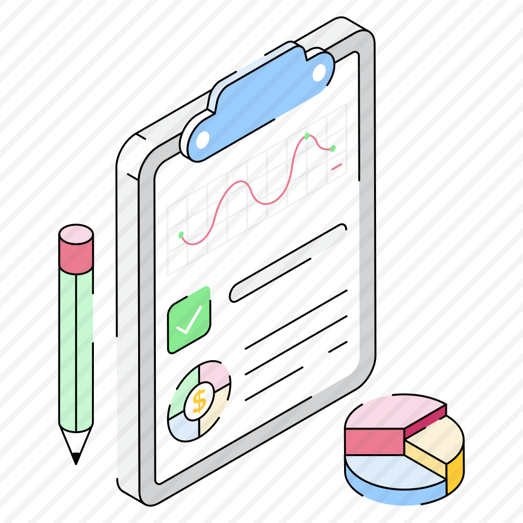 Finance, Sales, Clipboard, Pie, Shares preview