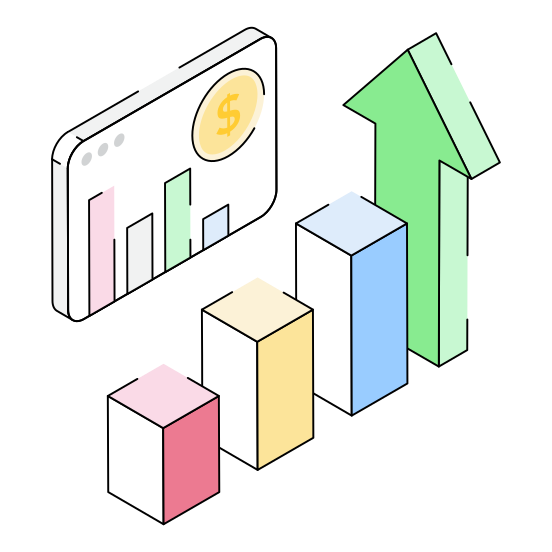 Revenue, Investment, Profit, Finance, Growth illustration