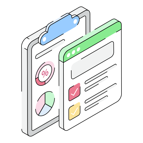Survey, Form, Checklist, List, Document illustration