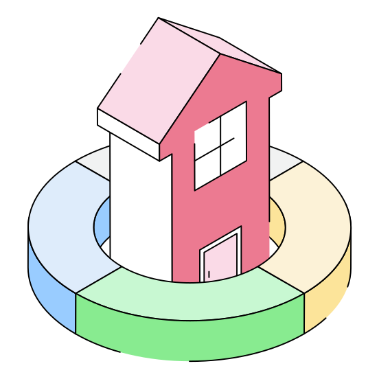 Analysis, Chart, Home, House, Residence illustration