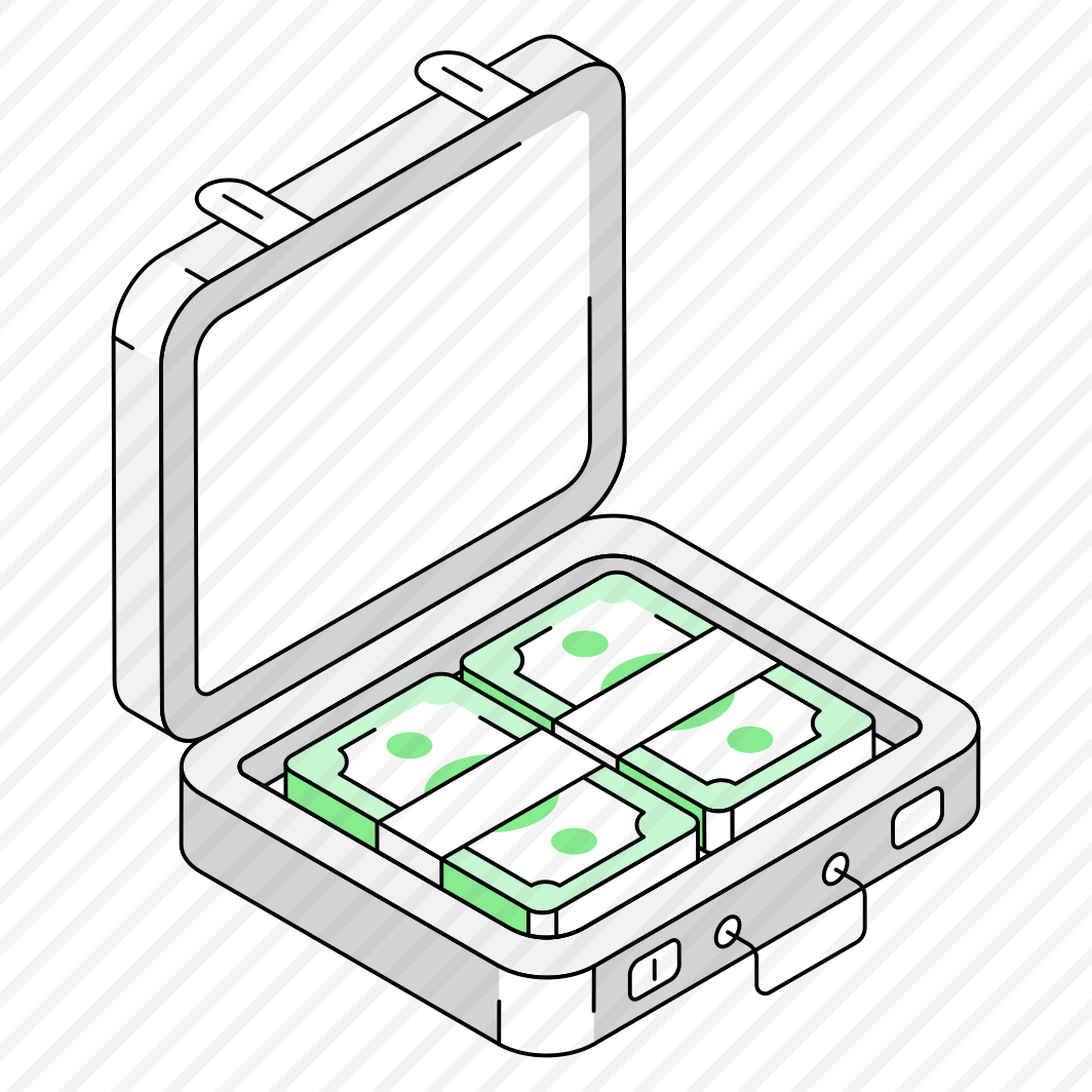 Briefcase, Cash, Currency, Wealth, Payment preview