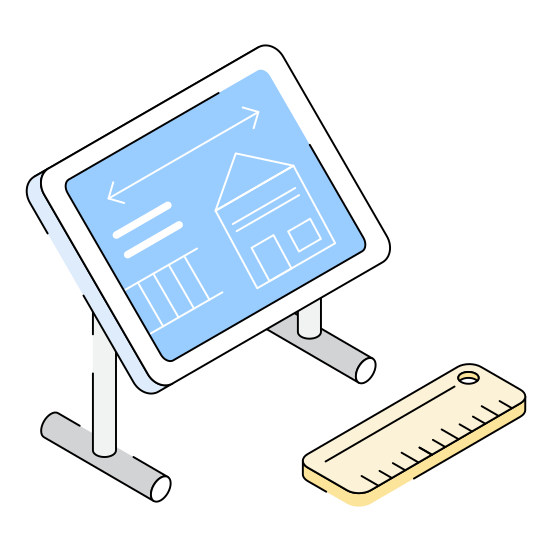 Design, Presentation, Plan, Blueprint, Prototype illustration