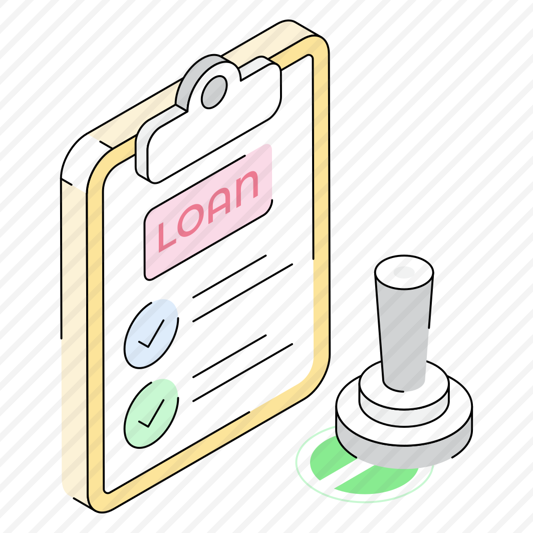 Document, Loan, Approval, Stamp, Paper preview