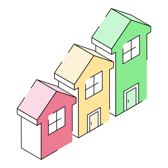 Growth, Home, Houses, Residence, Accommodation illustration