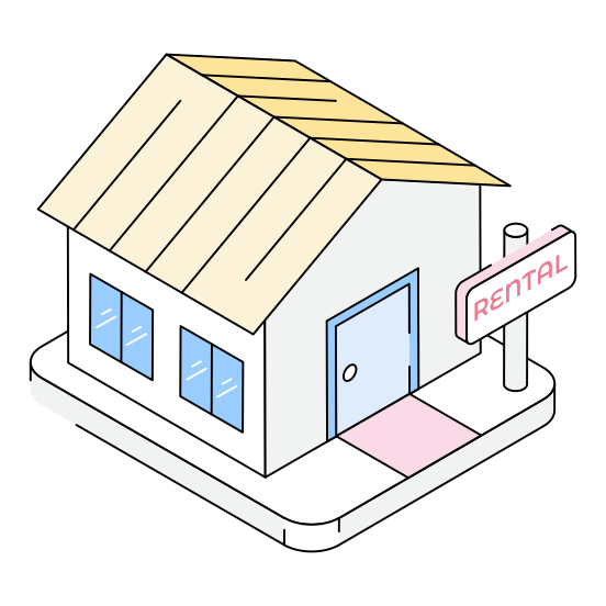 Home, House, Residence, Rental, Board illustration