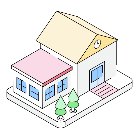 Mansion, Villa, Home, House, Residence illustration