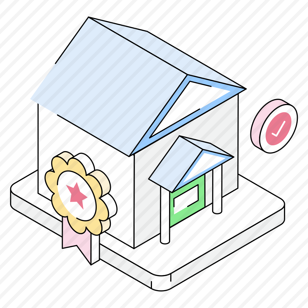 Quality, Assurance, Badge, Home, House preview