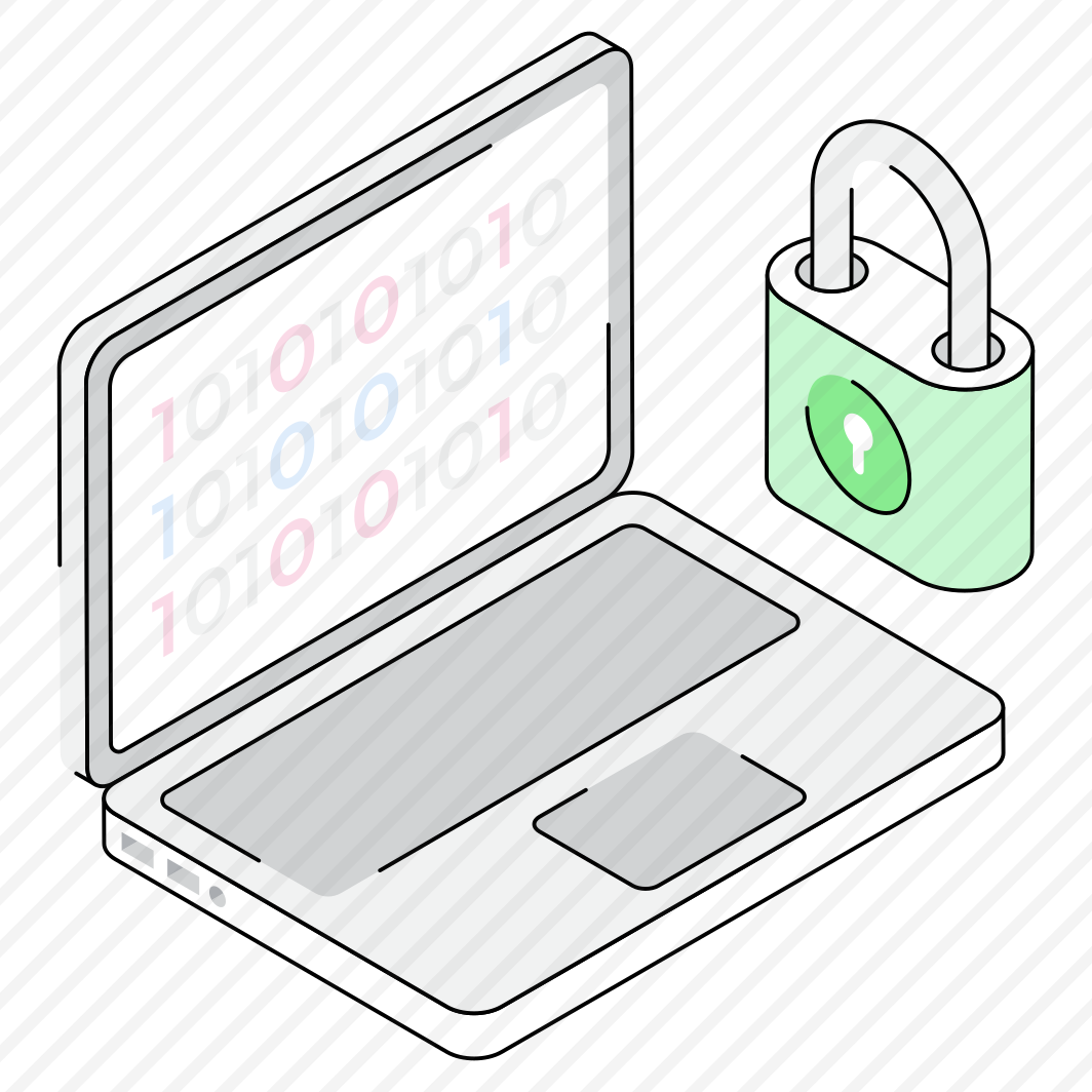 Code, Laptop, Cybersecurity, Protection, Safety preview