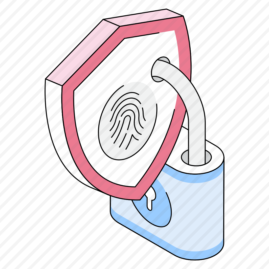 Cybersecurity, Protection, Safety, Cyber, Fingerprint preview