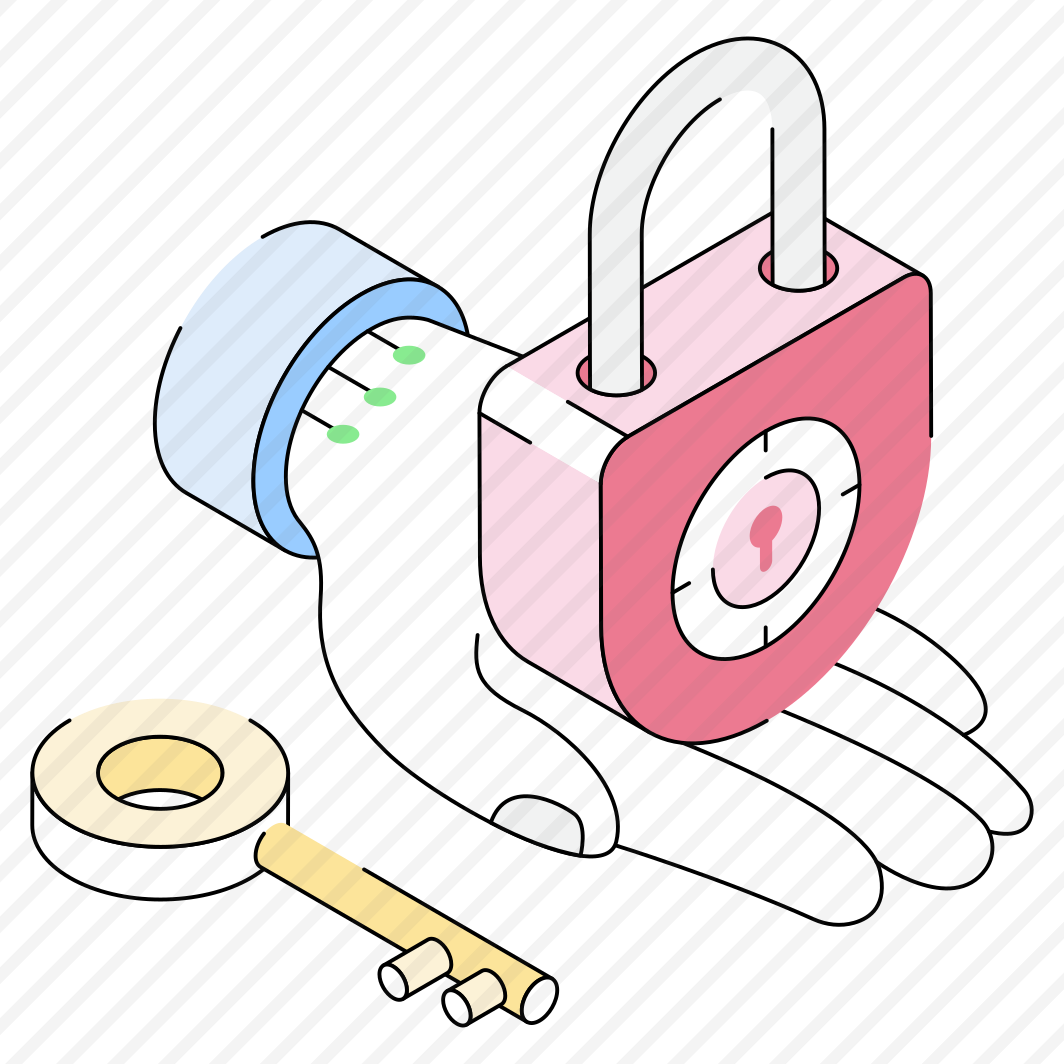 Cybersecurity, Protection, Safety, Cyber, Padlock preview