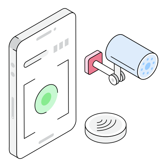 Cybersecurity, Protection, Safety, Cyber, Recording illustration