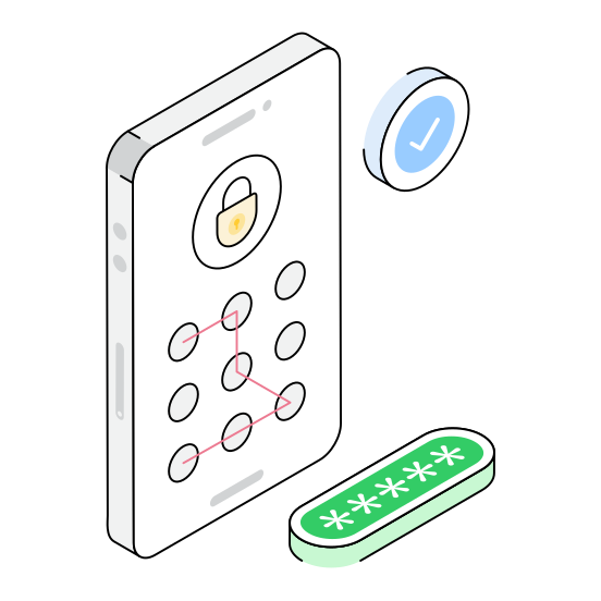 Cybersecurity, Protection, Safety, Security, Online illustration