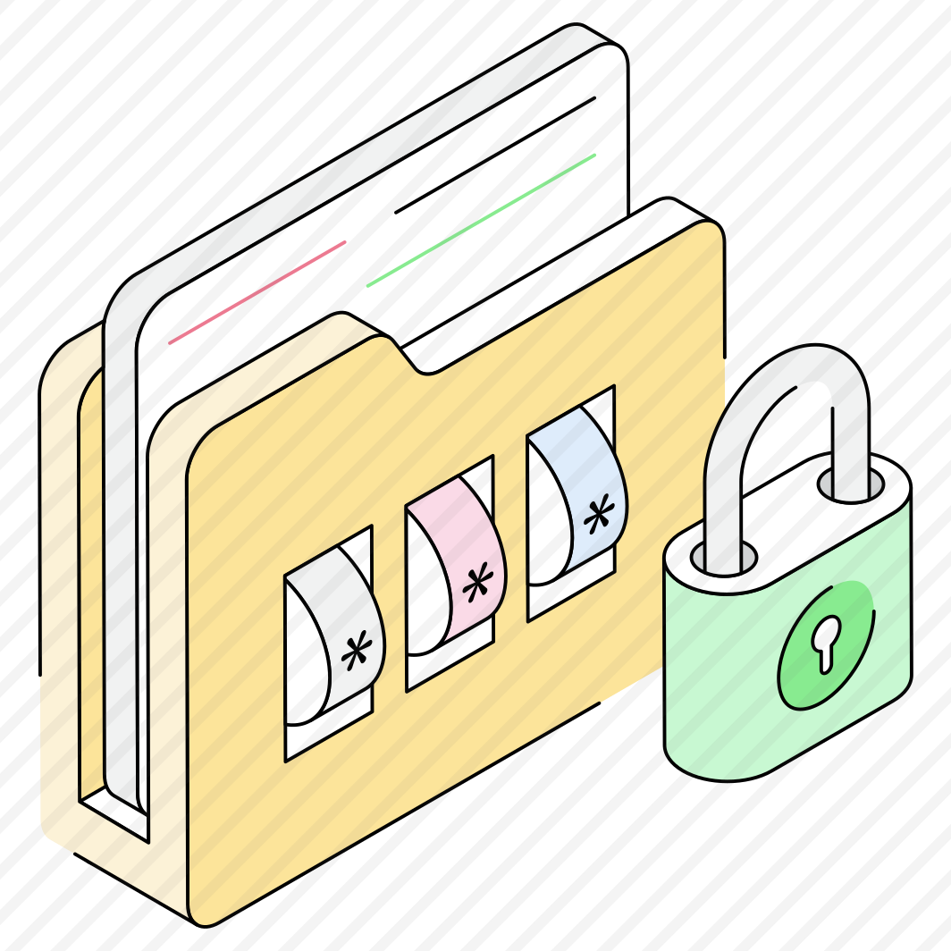 Folder, Encryption, Security, Cybersecurity, Protection preview