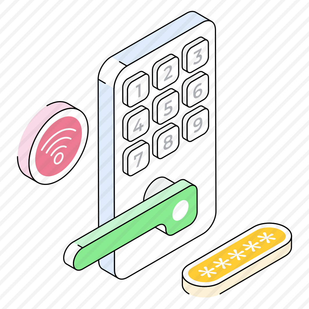 Lock, Iot, Cybersecurity, Protection, Safety preview
