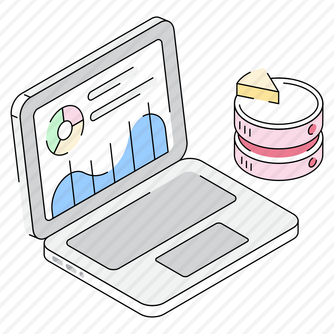 Analytics, Laptop, Device, Online, Database preview