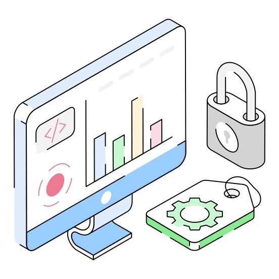 Analytics, Programming, Coding, Pc, Device illustration