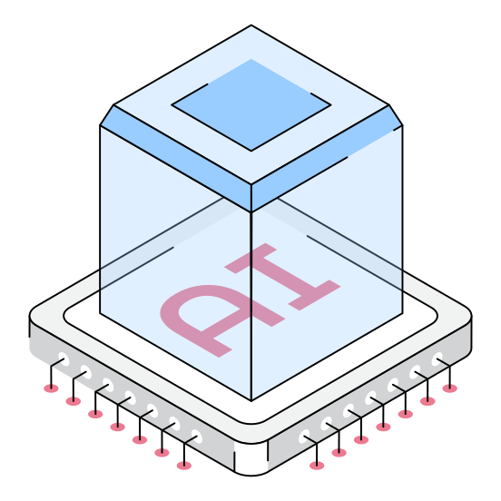 Chip, Microprocessor, Microchip, Ai, Intelligence illustration