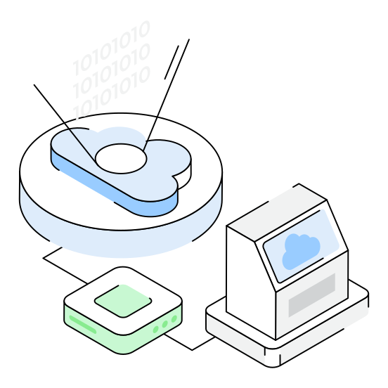Cloud, Computing, Storage, Backup, Info illustration