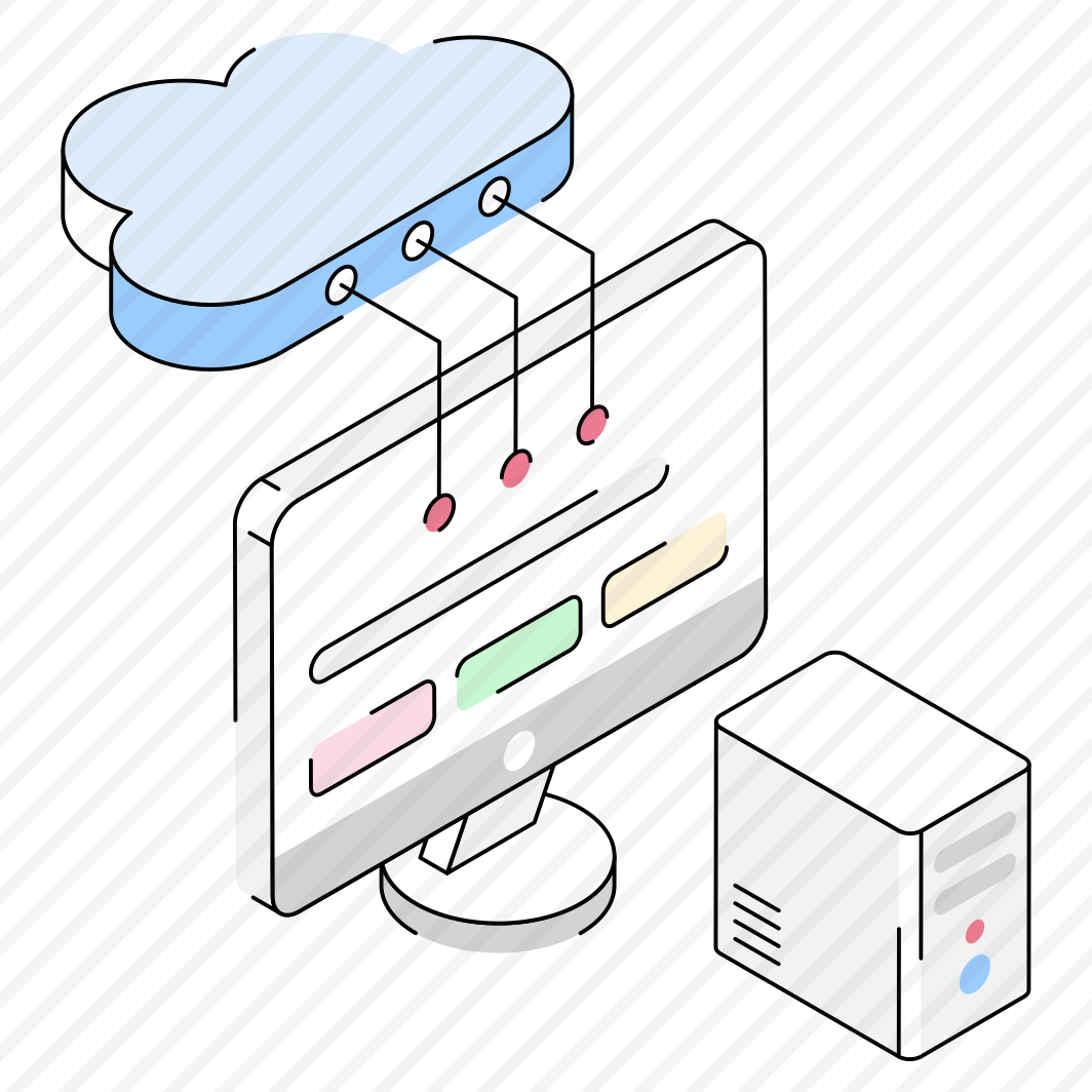 Cloud, Storage, Computing, Hosting, Monitor preview