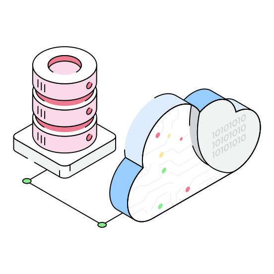 Database, Backup, Db, Cloud, Storage illustration