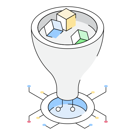 Funnel, Filter, Conversion, Exchange, Tool illustration