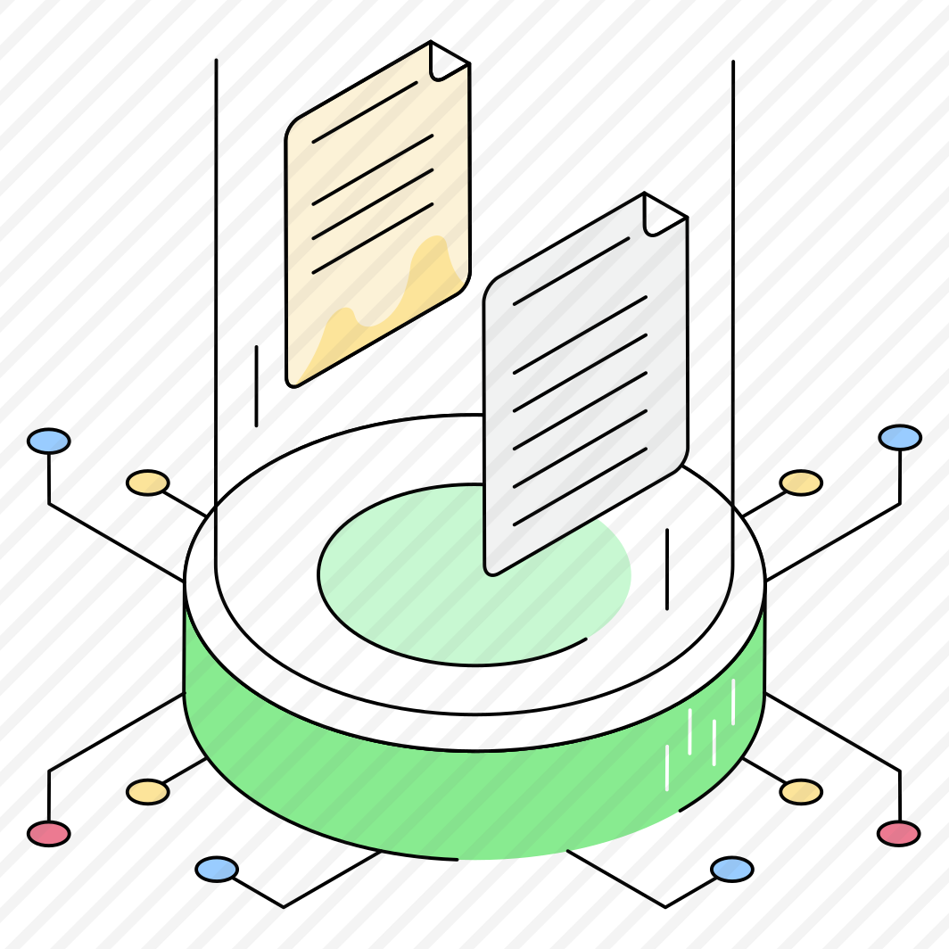 Hologram, Files, Documents, Projection, Display preview