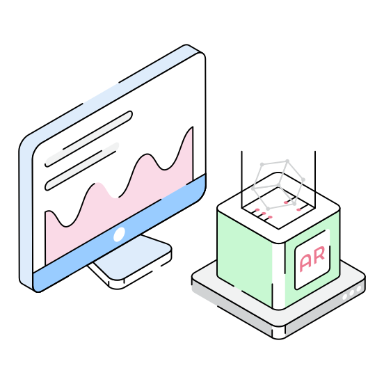 Modelling, Analysis, Device, Ar, Monitor illustration