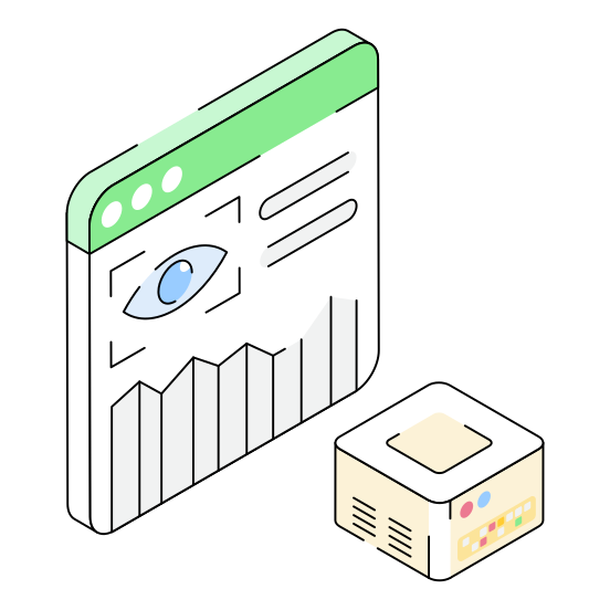 Monitoring, Analytics, Statistics, Infographics, Stats illustration