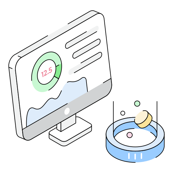 Performance, Productivity, Pc, Device, Monitor illustration