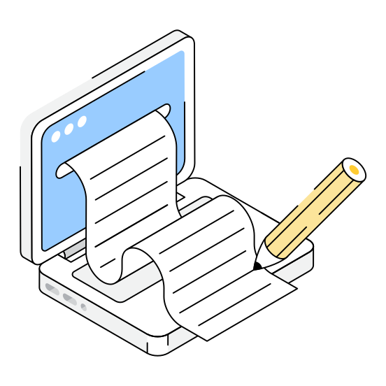 Contract, Agreement, Signature, Deed, Digital illustration