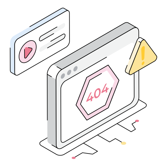 , Error, Issue, Warning, Alert illustration