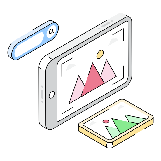 Gallery, Media, Multimedia, Image, Content illustration