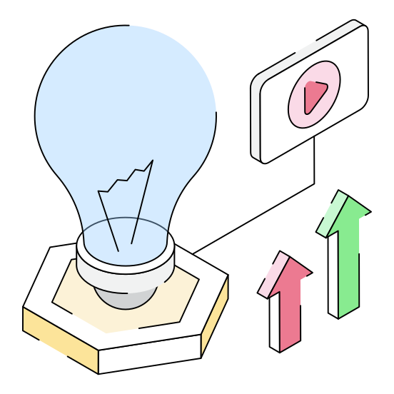Idea, Innovation, Invention, Creativity, Video illustration
