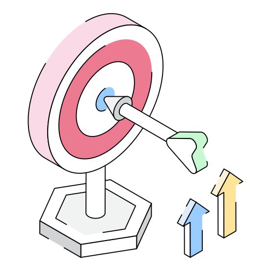 Target, Aim, Objective, Purpose, Goal illustration