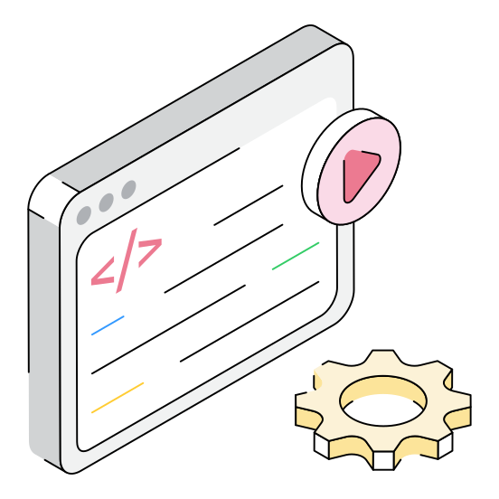 Web, Site, Website, Webpage, Coding illustration