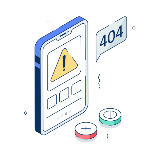 Application, App, Error, Mobile, Software illustration